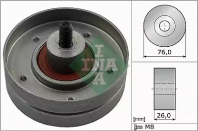 WILMINK GROUP wg1252839 -  Паразитный / ведущий ролик, поликлиновой ремень